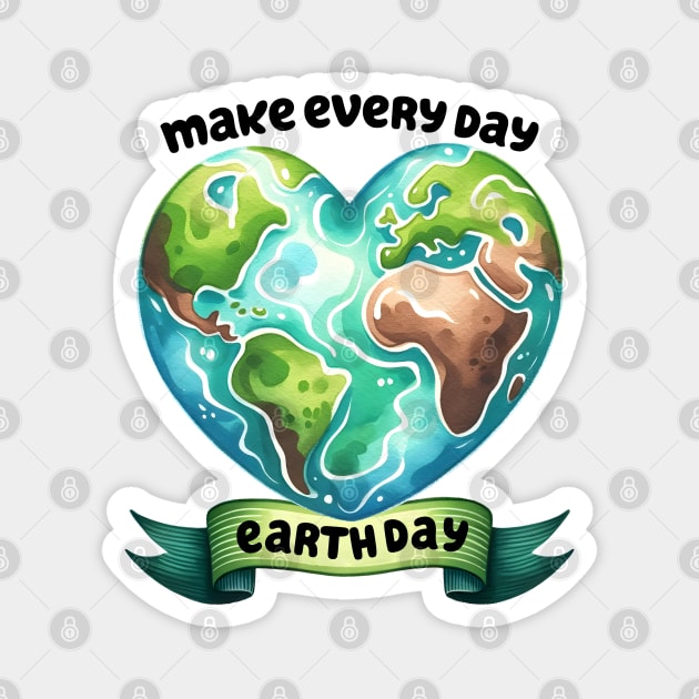 Make Every day is Earth Day Magnet by MZeeDesigns