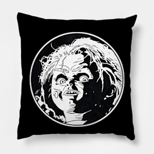 CHUCKY - Child's Play (Circle Black and White) Pillow