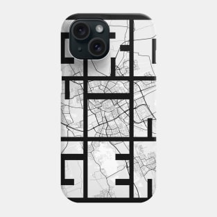 Groningen, Netherlands City Map Typography - Light Phone Case