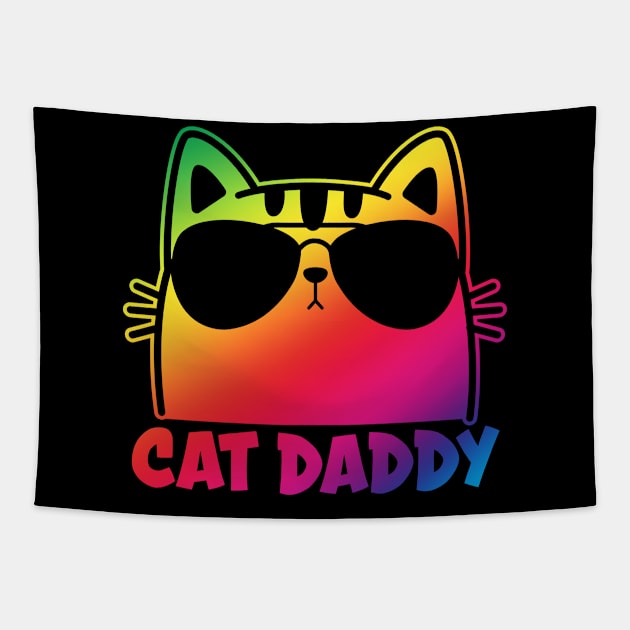 Cat Dad Tapestry by ShopBuzz