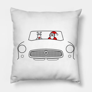 Nash Metropolitan classic car Christmas special edition Pillow