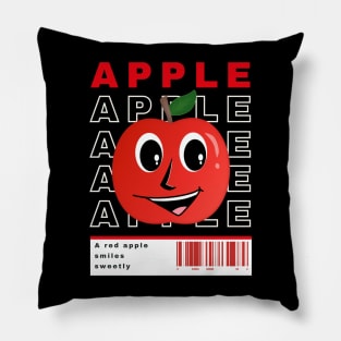 Smiling Apple Pillow