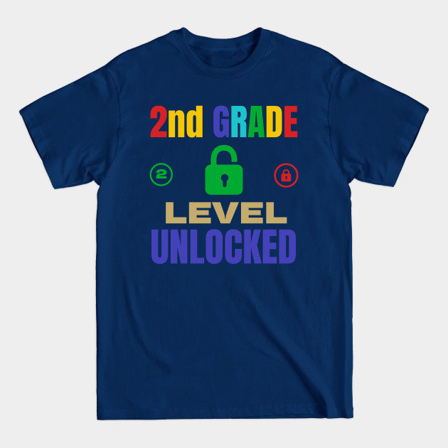 Discover 2nd Grade Level Unlocked - Back To School - T-Shirt