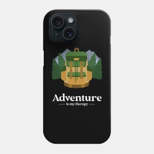 adventure is my therapy Phone Case