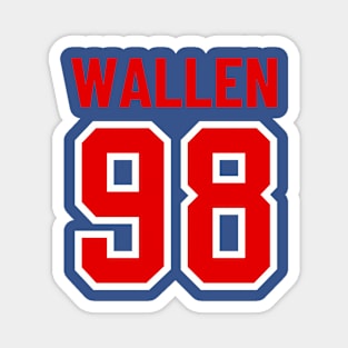 98 Braves Morgan Wallen Magnet