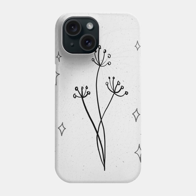 Minimalist Illustration Collage Plant Lover Phone Case by A.P.
