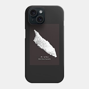 Aruba Netherlands Island Map Phone Case