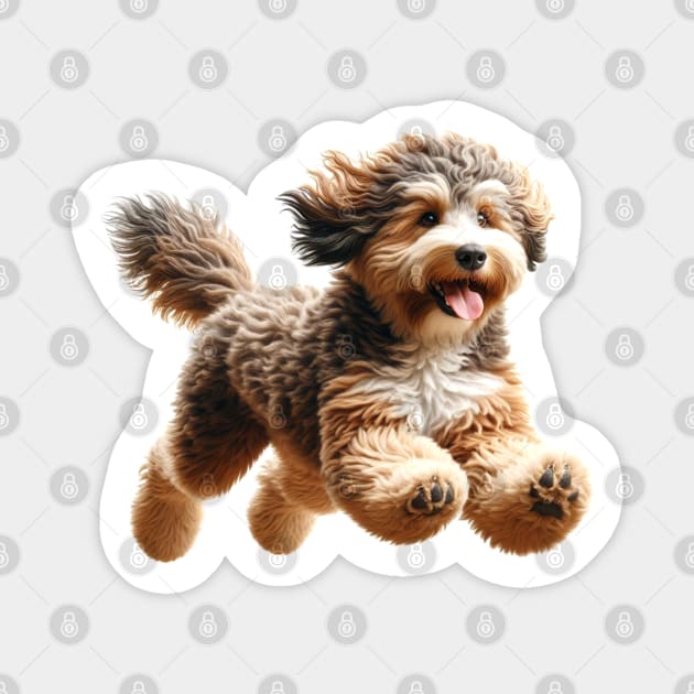 Aussiedoodle Magnet by millersye