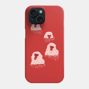 snow monkey Phone Case