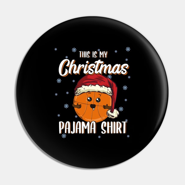 Basketball Christmas Gift Christmas Pajama Kawaii Pin by MGO Design