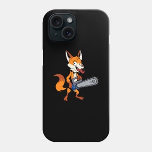 Monster animals - chainsaw fox Phone Case