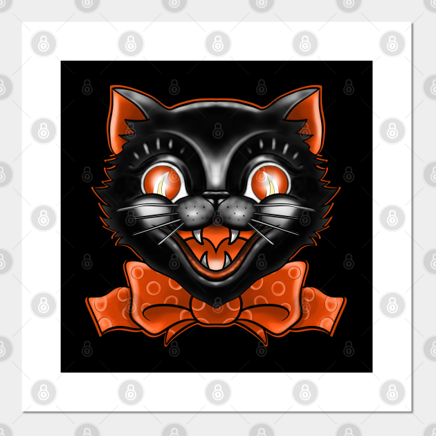 BLACK CAT HALLOWEEN - Halloween Cat Vintage Boo Spooky Cats - Posters and Art Prints | TeePublic BLACK CAT HALLOWEEN - Halloween Cat Vintage Boo Spooky Cats - Posters and Art Prints | TeePublic