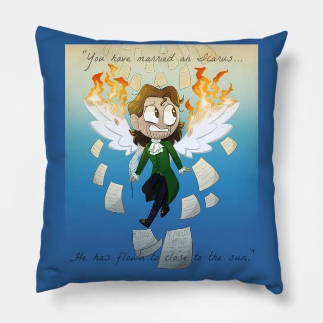 Reynolds pamphlet Pillow by SpookytheKitty2001