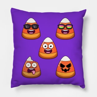 Cute Candy Corn Sticker Pack Pillow