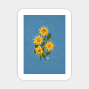 Sun flowers Magnet