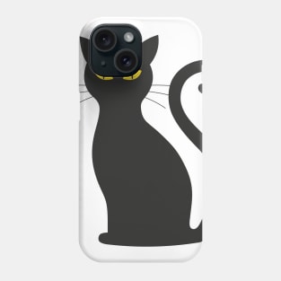 cute black cat Phone Case