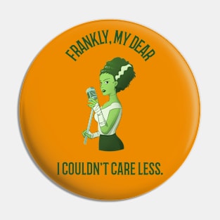 Bride of Frankenstein Halloween Singer Pin