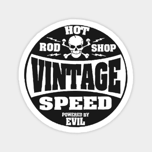 Hot Rod Shop - Vintage speed Magnet