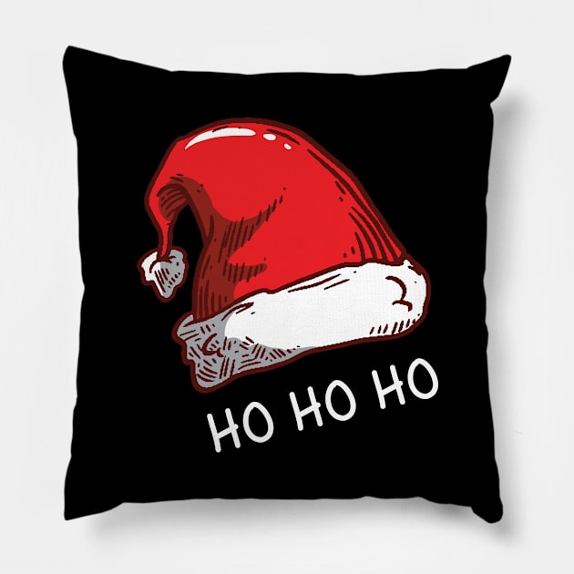 Christmas - Ho Ho Ho Pillow by Shiva121