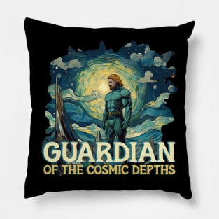 Guardian of the Cosmic Depth Pillow