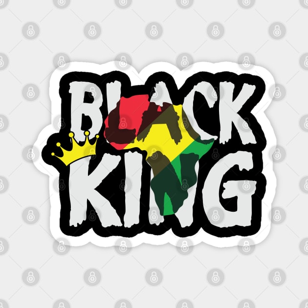 Black King, Black History Month, Black Lives Matter, African American History Magnet by UrbanLifeApparel