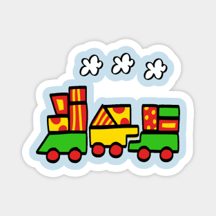 Cartoon Train Magnet