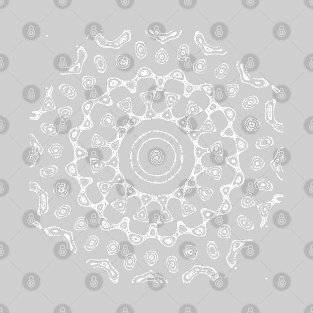 Abstract Op Art Quasicrystals Vintage Waves Mandala by quasicrystals