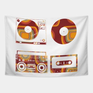 retro music Tapestry