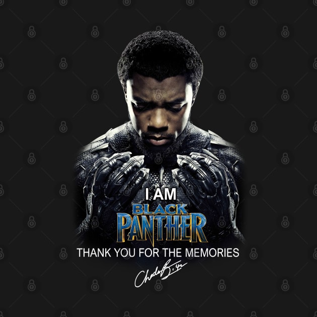 I Am Black Panther - Rip Chadwick Boseman by Phuc Son R&T