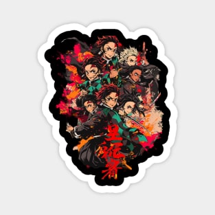 Demon Slayer Charming Characters Magnet