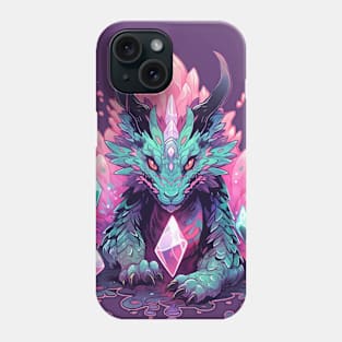 Kawaii Crystal Dragon Phone Case