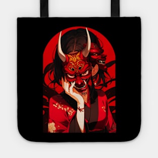 Graceful Gazes Oni Japan Tote