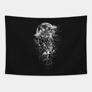 OWL BW Tapestry