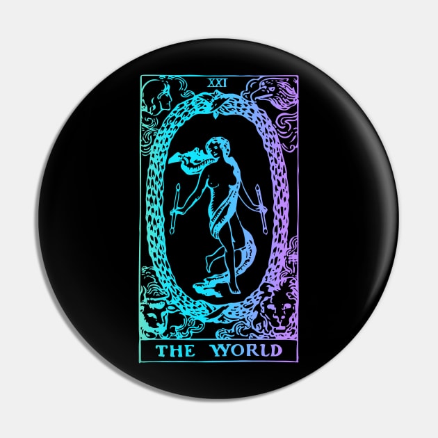 The World Tarot Card Pin by srojas26