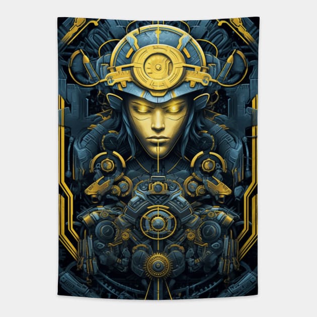 CyberFreedom Tapestry by Yurii