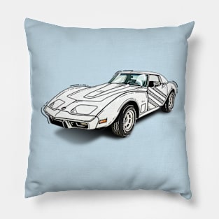 Classic Sportcar Pillow