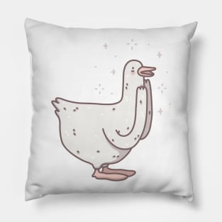 Duck with hands Pillow