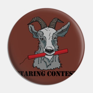 Staring Contest Pin