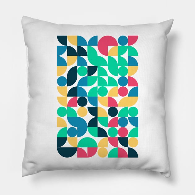 Greeny Cool Pattern Pillow by Trendy-Now