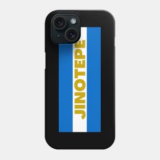 Jinotepe City in Nicaraguan Flag Colors Phone Case