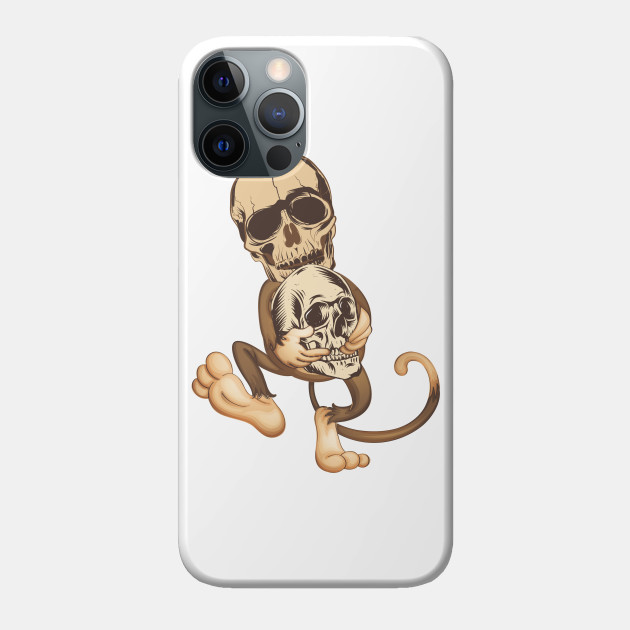 Monkey skull - Monkey - Phone Case