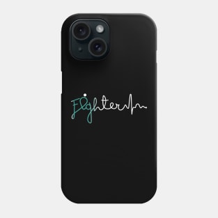 Fighter- Ovarian Cancer Gifts Ovarian Cancer Awareness Phone Case