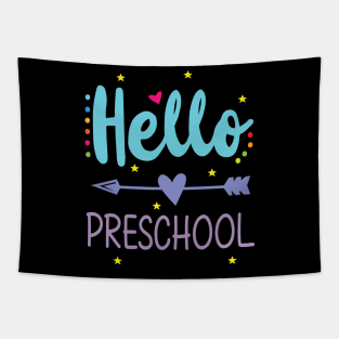 Hearts Arrow Teacher Student Back To School Hello Preschool Tapestry