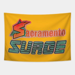Sacramento Surge Football Tapestry