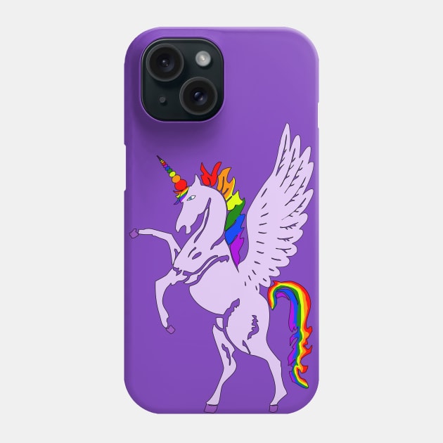 Unicorn Phone Case by Jevaz