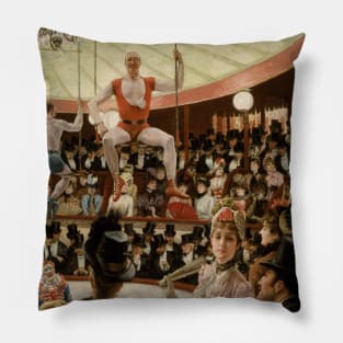 Women of Paris - The Circus Lover by James Tissot Pillow