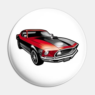 Muscle Car Pin