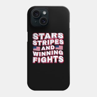 Stars Stripes and Winning Fights .aldz Phone Case