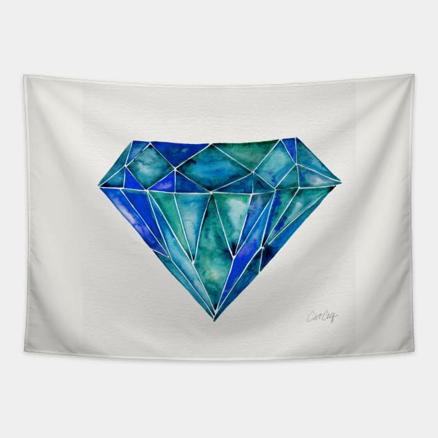 aquamarine Tapestry by CatCoq