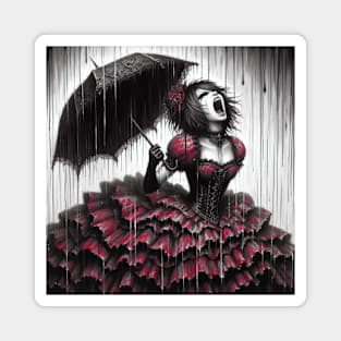 Rainy day Blues Magnet